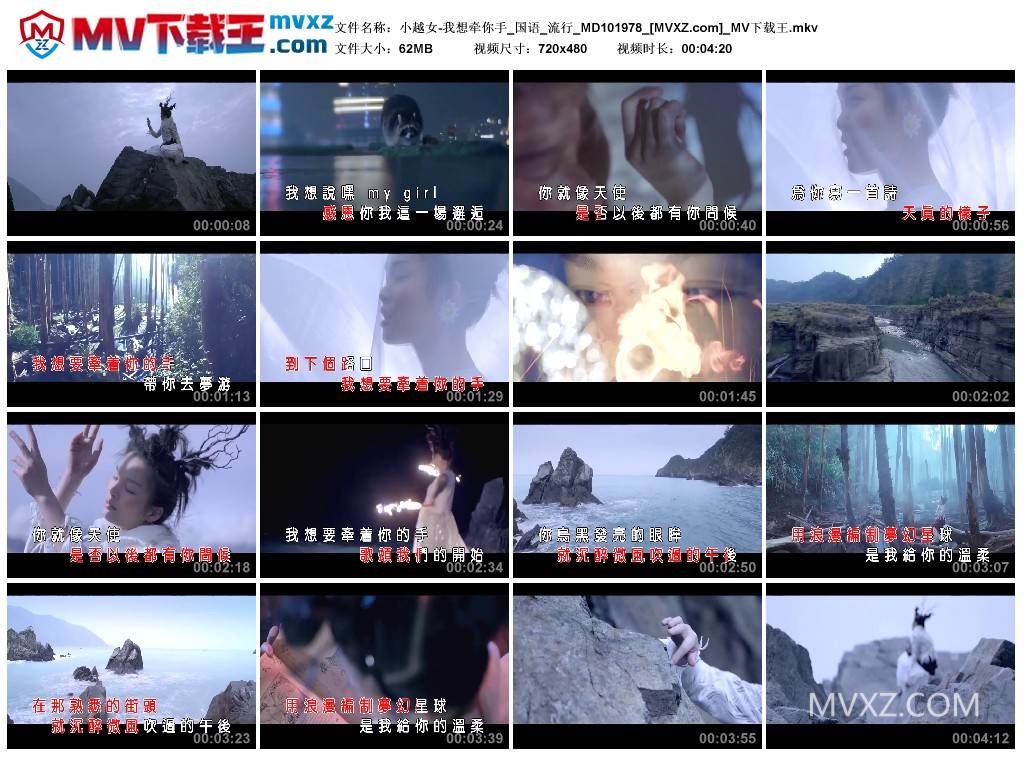 小越女-我想牵你手_国语_流行_MD101978